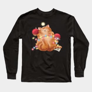 Christmas cat Long Sleeve T-Shirt